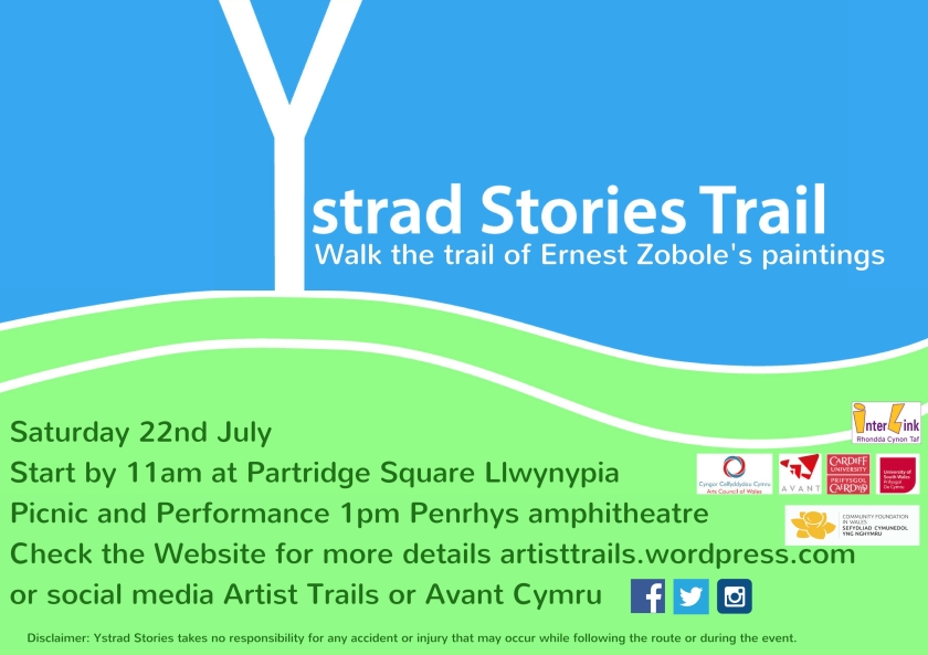 Ystrad Stories Trail flyer